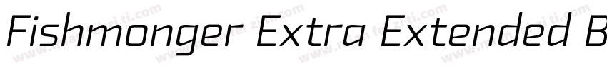 Fishmonger Extra Extended Bold字体转换
